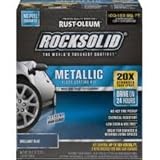 ラストオレウムRockソリッドメタリックフロアコーティングExtreme高光沢Brilliantブルー