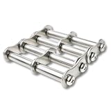 SmartBASE 連結カスタムチェーン 金具一式 腰道具用 ベルトループ金具対応 オールステンレス仕様 高強度 錆びにくい 長さ調整可能 汎用設計 互換性 公的機関強度試験済 (3連チェーン)