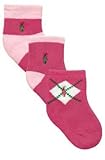 Ralph Lauren(ラルフローレン) ワンポイントベビーソックス3足セット(Pink)/靴下 0-6m(0-6ヶ月) [並行輸入品]
