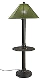 Patio Living Concepts 65697 Catalina Outdoor Floor Lamp with Table by Patio Living Concepts