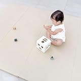 【ひよこクラブ掲載】popomi（ポポミ） プレイマット CLEAN (オールアーモンド, 140×200cm)