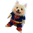 【全5サイズ】ドッグウェア　犬服のトレーナー　ワンちゃんがスーパーマンに変身　(Lサイズ（首回り29～35cm 身長約32cm） 8018-4)
