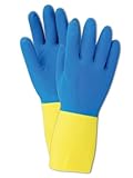 Magid Glove and Safety HandMaster Heavy Duty Neoprene Over Latex Cleaning Glove, 12 Pack 738TL, Men'