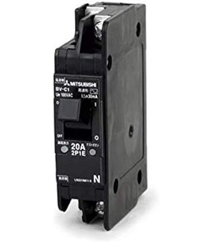 Amazon | 三菱電機 BV-C1 20A 100V 30MA 漏電遮断器 (分電盤用) (分岐