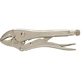 Crescent C10CV 10-Inch Curved Jaw Locking Plier with Wire Cutter by Cooper Hand Tools