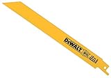 DEWALT DW4821 8-Inch 18 TPI Straight Back Bi-Metal Reciprocating Saw Blade (5-Pack) [並行輸入品]