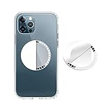 携帯磁気リングホルダー for magsafe用 磁気リング 車載ホルダー スマホケース 磁気増強 充電 マグネットリング 極薄 超軽い 安定感 ケースに貼り付けだけ for iPhone 14/14 Pro/14 Pro Max/14Plus/13 Mini用 強力マグネットシート メタルプレート (ホワイト)