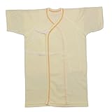 日本エンゼル 産婦人科仕様の長肌着 クリーム