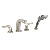 Hansgrohe 04184820 Allegro E 4-Hole Roman Tub Set Trim, Brushed Nickel [並行輸入品]