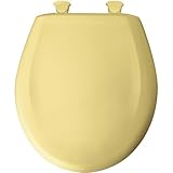 Bemis 200SLOWT 211 Round Closed Front Toilet Seat, Yellow by Bemis