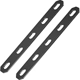Kaedear(カエディア) バイク ユニバーサルステー 取付金具 ステンレス 厚さ2mm 金具 ブラケット 汎用 2本入り カスタムステー KDR-YX-S20-5M10 (M10×5穴/200×25×2.5mm)