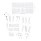 Yiteng　メガネ　修理キット　眼鏡　ドライバー　精密作業用ツール　ネジ　ナット　鼻パッド　ノーズパッド　ズレロック　平ワッシャー　パーツセット　サングラス　修理ツール　工具　収納ケース付き