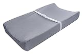 Luxe Basics Cover Comfy Contoured Changing Pad Cover, Gray by Luxe Basics