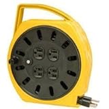アラートStamping 6000 – 20 G 20フィート延長コードリールwith 4コンセントbyアラートスタンプ& mfg-import