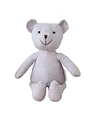 ブロッコリーハウス くまのぬいぐるみ テディベア クマ 小さい キッズ 子供 フレンチリネン 麻 洗える 30cm ピンク