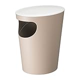 日本製 サイドテーブル ごみ箱 ダストボックス 袋が見えない ごみばこ ベッドサイド テーブル ベージュ