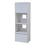 JKプラン Alnair　キッチンレンジ台（鏡面仕上げ） 幅60cm ホワイト FAL-0001-WH