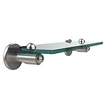 Allied Brass SH-1/16-SN 16 by 5-Inch Single 3/8-Inch Glass Shelf [並行輸入品]