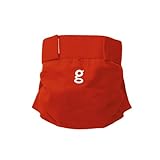 gDiapers gPants Hybrid Cloth Diapers - Hook & Loop - Good Fortune Red - Medium by gDiapers