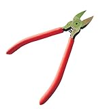 Kimlontonミニ精巧ニッパーBY8222◆ ステンレス製 薄刃ニッパー160mm◆細い銅線の切断に(薄刃仕上げ) コイルバネ装備