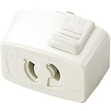 ヤザワ 【お買い得品 10個セット】配線ダクト用抜け止めコンセントプラグ SF6012W_set