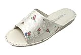 [パンジー] 婦人 レディース スリッパ 室内履き ルームシューズ【8689】 アイボリー Sサイズ(22-22.5cm)