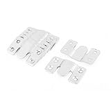 uxcell　インターロックブラケット　金属　家具の接続　フォトフレームフック　ミラー写真フレーム　カップリングアセンブリ