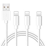 Phone充電ケーブル 純正 3 本セット1m+1.5m+2m データ伝送急速充電 断線防止高耐久 Phone11/Pro/XR/X/8/7