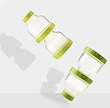 Mamimami Home 粉ミルクケース 離乳食保存 防湿 防菌 3x7.5cm*4個/ゼント