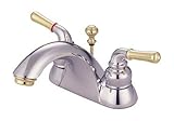 Elements of Design EB2624B St. Charles 4" Centerset Lavatory Faucet with Retail Pop-Up, 5-1/8" in Sp