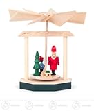 x の深さのサンタクロースの幅 X の高さのピラミッドのピラミッドは 7 つの cmx7 cmx7 cm の鉱石山ピラミッドのクリスマスのピラミッドを台に置きます