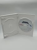 DVDトールケース 2枚収納 CD/BD/DVD トールケース 100枚 (白)