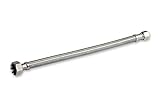 Everflow Supplies 27124-NL Lead Free Stainless Steel Braided Faucet Supply Line with 1/2" IPS and 3/