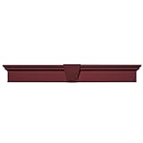 Buildersエッジ060010643078 43 5 / 8 " x 6 "フラットパネルウィンドウヘッダー078、Wineberry
