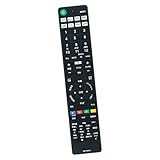 AULCMEET 代替品RMF-TX410J RMF-TX421J RMF-TX431J fits for ソニー テレビ 音声認識機能付き KJ-43X8500G KJ-49X8500G KJ-55X8550G KJ-65X8550G KJ-75X8550G KJ-49X9500G KJ-55X9500G KJ-65X9500Gなど
