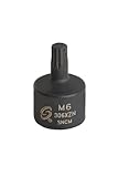 Sunex 306XZN 3/8-Inch Drive M6 Stubby Triple Square Impact Socket by Sunex