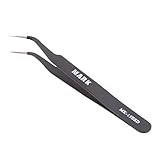 Dolity プロ仕様　ピンセット　多機能　帯電防止　X型　カーブ　メタル　電子製品　修理ツール　