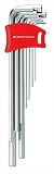 PB SWISS TOOLS(PBスイスツールズ):ホルダー付六角レンチセット ロング(パックナシ 211DH-10