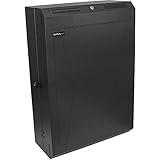 StarTech.com 19インチ サーバーラック／省スペース壁掛け縦型タイプ／6U 鍵付きネットワーク キャビネット／耐荷重90kg／取付奥行76cm RK630WALVS