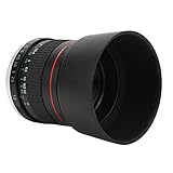 85mm F1.8大口径フルマニュアルフォーカスカメラレンズ 5D4カメラ用 中望遠鏡 28.3°視野角 5D4 5D3 5D2 5D 5Ds 5DsR 6D 6D2 7D 7D2 90D 80D用 77D 70D 60D