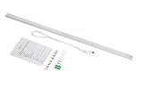 tdrshine LEDキャビネットライト、シン調光機能付きタッチセンサー40 LEDライトバーキャビネット下ランプワードローブライトストリップ