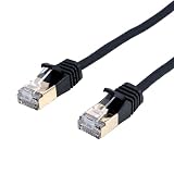 MCO LANケーブル CAT7 カテゴリー7 しなやか 2ｍ 極細 直径4.2mm ブラック Z4222