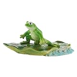 perfk 蓮の葉　カエル　水浮き　池の飾り　3種類　　オーナメント　飾り　デコレーション　贈り物 　全３種　素敵 - 緑スタイル2