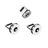 【CHSKY】マグネット式充電ケーブル端子 着脱式端子 充電端子 3点セット（ケーブルなし） (りんご)