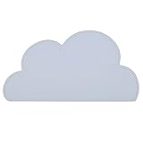 BESTOMZ 食事マット 子供用　 シリコン製 　防水（グレー）