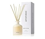 APOTHEKE 高級香り付きオイルリードディフューザー ホワイトベチバー 6.7オンス ユーカリ ライラック アンバー シダーウッド フレグランスオイル ピュアラスティング 美しい
