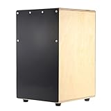 summina 木製カホンハンドドラム ボックスドラム 打楽器 ストリングスゴム足付き 23 * 24 * 37 cm
