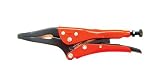 Grip-On GR127B10 10' Bent Long Nose Locking Pliers, Epoxy-Coated [並行輸入品]