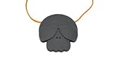 Jellystone Skull Pendant Teether - Stormy Grey by Jellystone Designs [並行輸入品]
