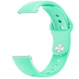 Issinlky 18mm ソフトシリコンバンド Garmin Venu 2S/3S/Vivomove 3S/Vivoactive 4S/Forerunner 255s/265s 対応、Huawei Watch GT5 41mm/GT4 41mm 用スポーツストラップ